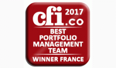 CAPITAL FINANCE INTERNATIONAL 2018<br>Meilleure équipe de gestion France<br/>Cogefi Gestion