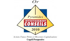 INVESTISSEMENT CONSEILS<br>2010 | Pyramide d'Or sur 3 ans<br/>Cogefi Prospective